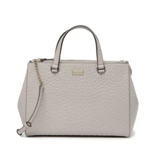 NWT Kate Spade Loden Bristol Ostrich Leather
